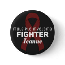 Multiple Myeloma Ribbon Black Button