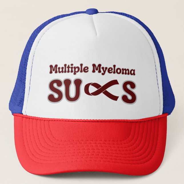 Multiple Myeloma Sucks  Trucker Hat (Front)