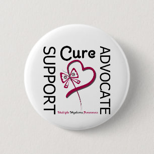 Multiple Myeloma Support Advocate Cure Button