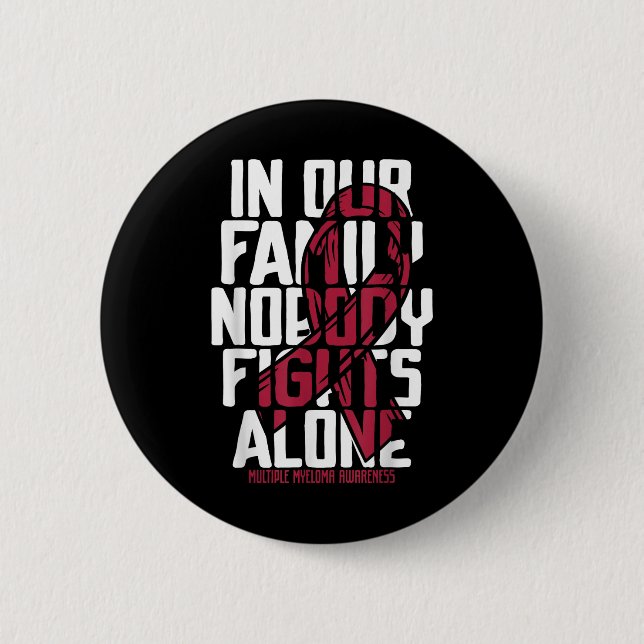 Multiple Myeloma Support Family Multiple Myeloma A Button (Front)