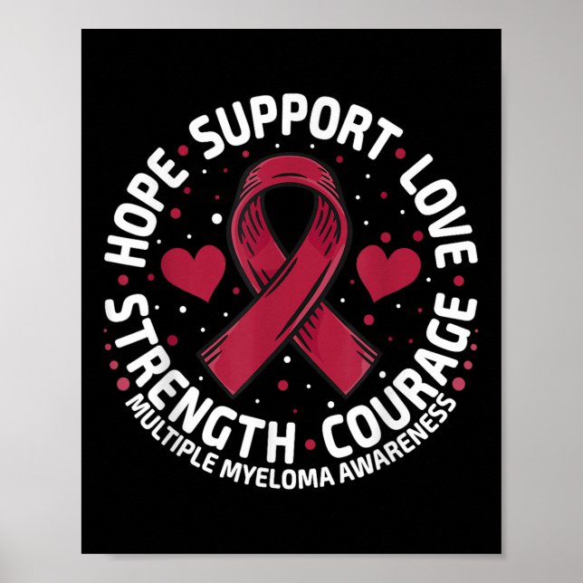 Multiple Myeloma Support Family Multiple Myeloma A Poster (Front)