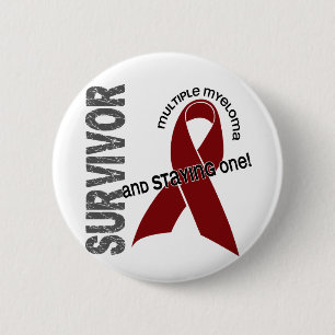 Multiple Myeloma Survivor Pinback Button