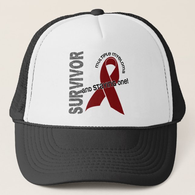 Multiple Myeloma Survivor Trucker Hat (Front)