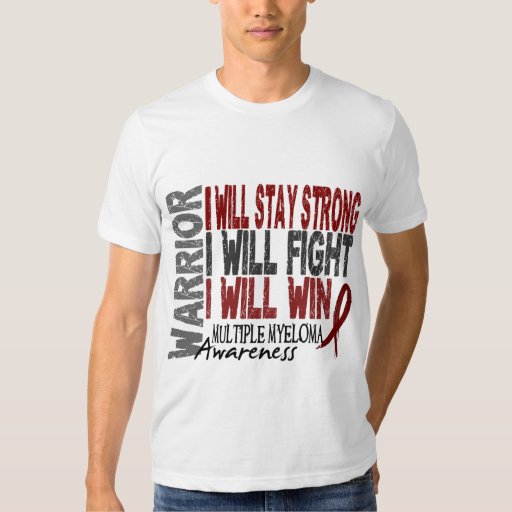 Multiple Myeloma Warrior T-Shirt | Zazzle
