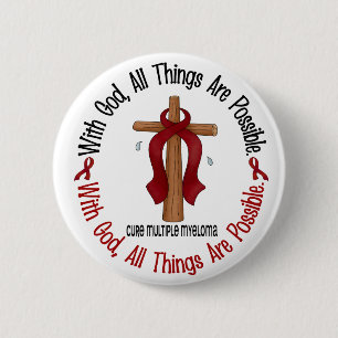 Multiple Myeloma WITH GOD CROSS 1 Button