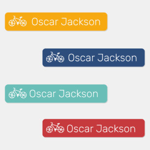Multiple Name Bicycle Childs Clothing Name Tag Kids' Labels