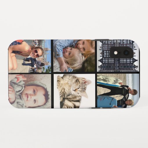 multiple photo collage iPhone XR case Zazzle