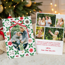 Multiple Photo Heirloom Holly Florals and Greenery