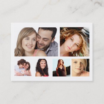 Multiple Photos For Any Business Photography  Business Card by PartyHearty at Zazzle