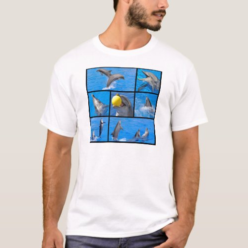 Multiple photos of dolphins T_Shirt