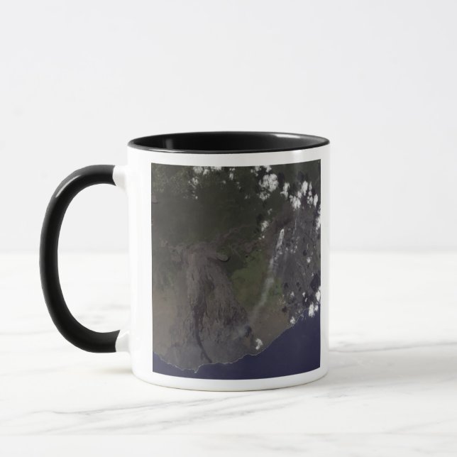 Multiple plumes blow toward the south-southwest mug (Left)