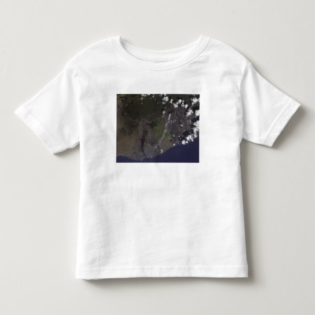 Multiple plumes blow toward the south-southwest toddler t-shirt (Front)