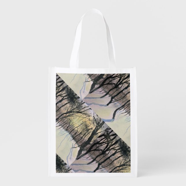 Multiple purpose Striped unique tote bag  (Front)