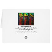 Multiple Realities from Everything IS, a TOE Cards (Back Horizontal)