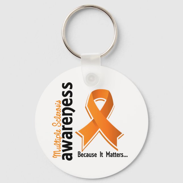 Multiple Sclerosis Awareness 5 Keychain (Front)