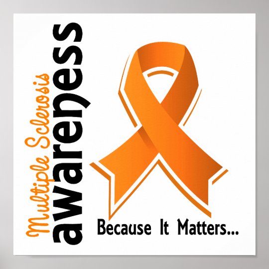 Multiple Sclerosis Awareness 5 Poster | Zazzle.com