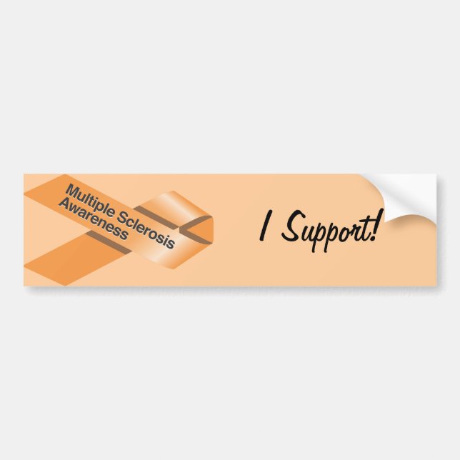 Multiple Sclerosis Awareness Bumper Sticker (Front)