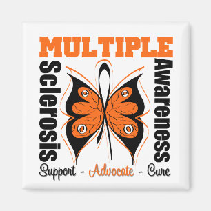 Multiple Sclerosis Awareness Butterfly Magnet