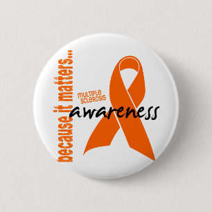Multiple Sclerosis Awareness Button