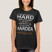 Multiple Sclerosis Awareness Fighting MS Warrior T-Shirt