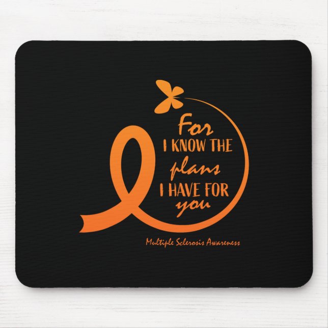 Multiple Sclerosis Awareness Gift Christian Bible  Mouse Pad (Front)