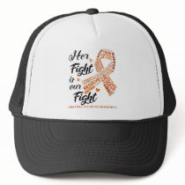 Multiple Sclerosis Awareness Her Fight is our Figh Trucker Hat