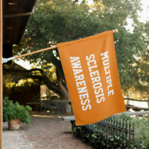 MULTIPLE SCLEROSIS AWARENESS HOUSE FLAG