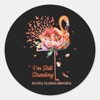 Multiple Sclerosis Awareness, I’m Still Standing M Classic Round Sticker