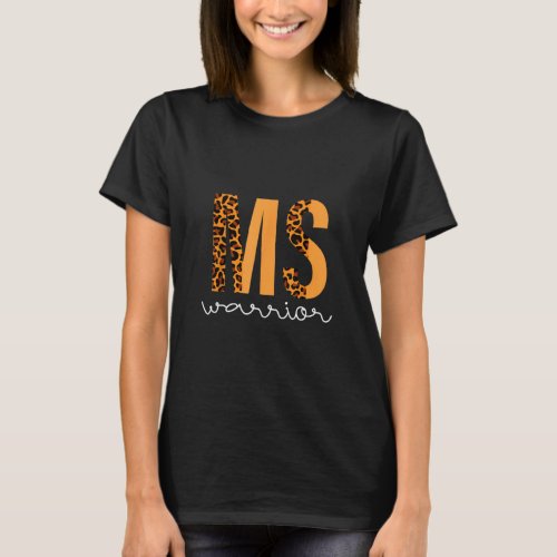 Multiple Sclerosis Awareness  Men Women MS Warrior T_Shirt