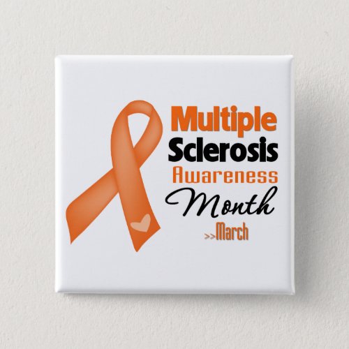 Multiple Sclerosis Awareness Month Pinback Button