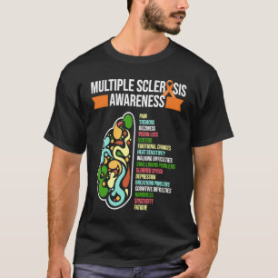 Multiple Sclerosis Awareness MS Survivor Dizziness T-Shirt