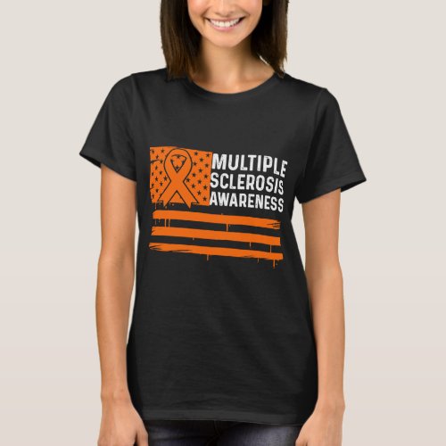Multiple Sclerosis Awareness MS Survivor Warrior  T_Shirt
