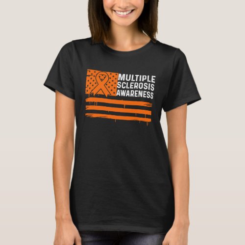 Multiple Sclerosis Awareness MS Survivor Warrior T_Shirt