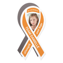 Multiple Sclerosis Awareness Photo Orange Ribbon