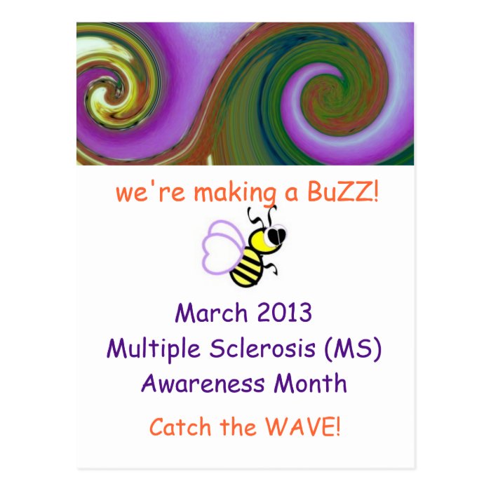 Multiple Sclerosis Awareness Postcard 2013