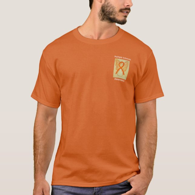 Multiple Sclerosis Awareness Ribbon Angel TShirt (Front)