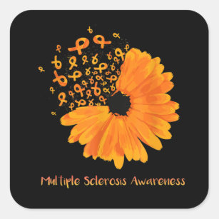 MS Decals, MS Stickers, MS Awareness, Multiple Sclerosis, Awareness Ribbon,  Orange Ribbon, Awareness Decals, Ribbon Decals 
