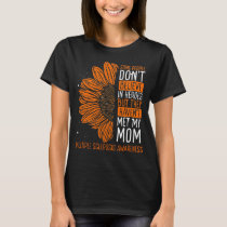 Multiple Sclerosis Awareness Ribbon Mom Warrior T-Shirt