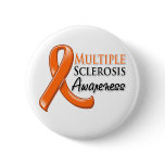 Multiple Sclerosis Awareness Ribbon Pinback Button