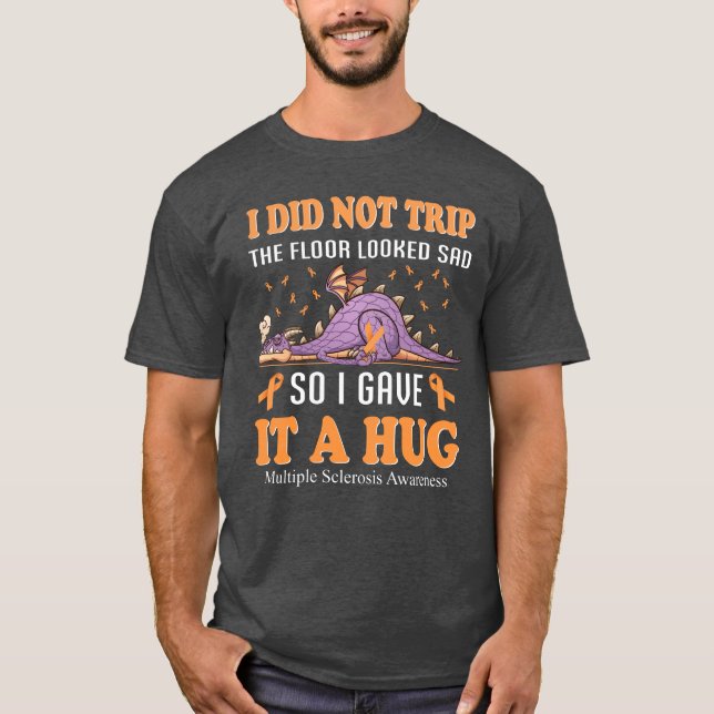 Multiple Sclerosis Awareness, Support ms T-Shirt (Front)