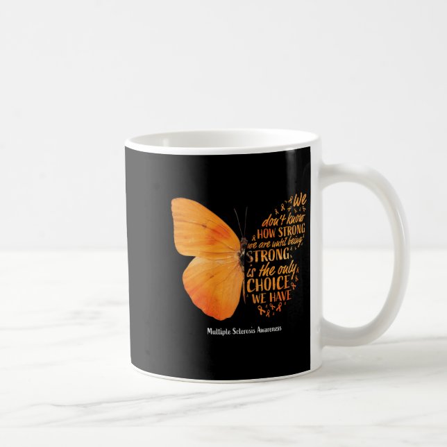 Multiple Sclerosis Awareness Women Mom Cute Butter Coffee Mug (Right)