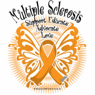 Multiple Sclerosis Butterfly 3 Cutout