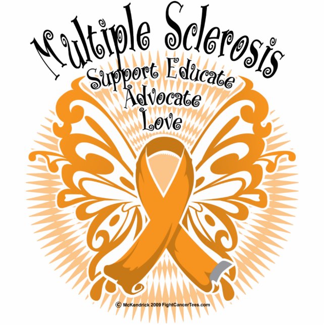 Multiple Sclerosis Butterfly 3 Cutout (Front)
