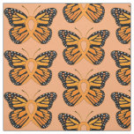 Multiple Sclerosis Butterfly Awareness Ribbon Fabric