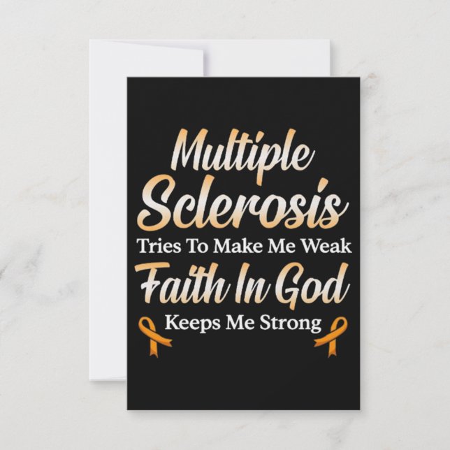 Multiple Sclerosis Gift Card (Front)