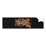 Multiple Sclerosis Hope Garden Ribbon Bumper Sticker