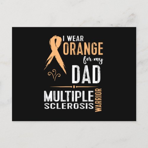 Multiple Sclerosis MS Awareness Shirt Support My Announcement Postcard
