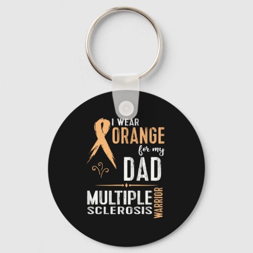 Multiple Sclerosis MS Awareness Shirt Support My Keychain