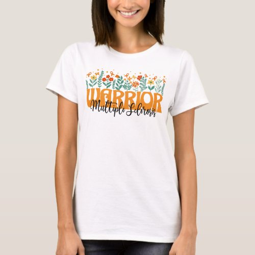 multiple sclerosis MS awareness wildflower T_Shirt