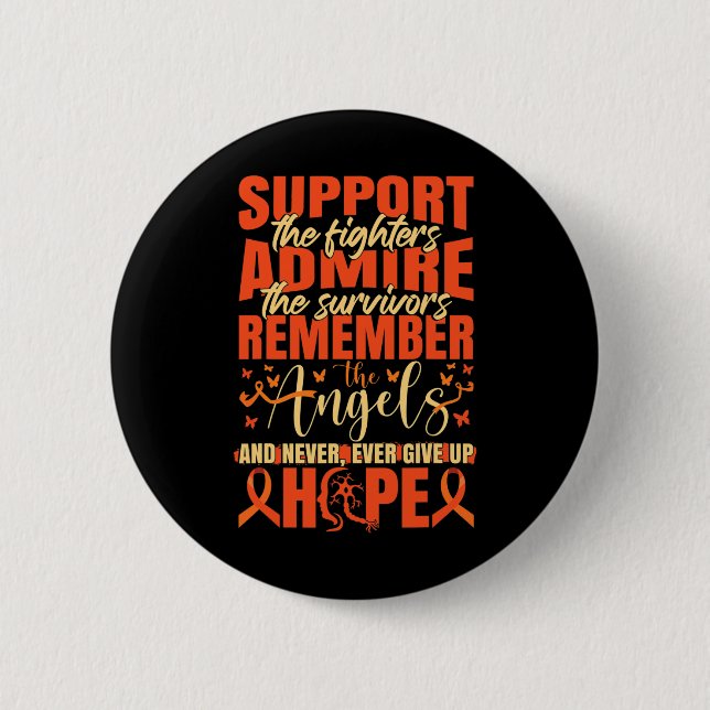 Multiple Sclerosis Ms  Button (Front)